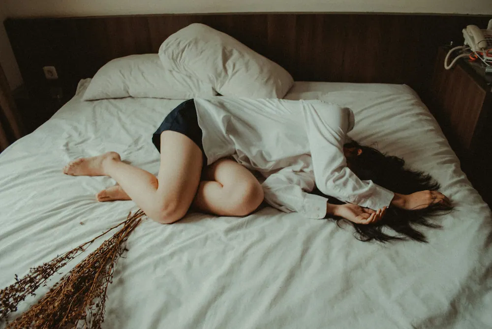 Woman Not Sleeping Well